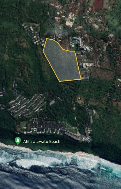 Jimbaran/ tanah luas 45000m2 di Pecatu Kuta bali