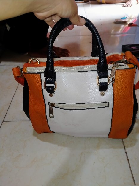 tas selempang wanita preloved AC POLO CLUB 