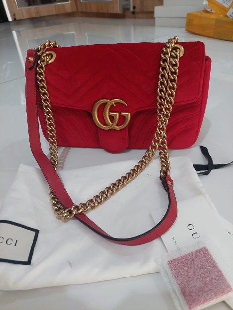 Preloved Gucci Marmont Small Red