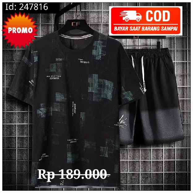 SETELAN PAKAIAN DISTRO OLAHRAGA 