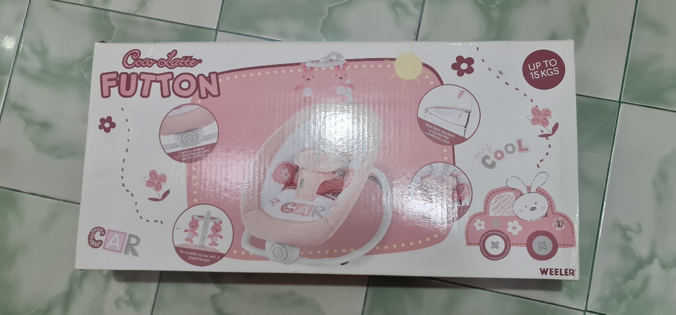 BOUNCER BAYI BABY COCOLATTE WEELER FUTTON FOLD UP ROCKER