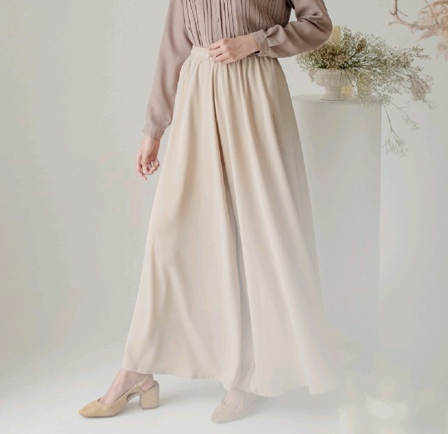 Celana Kulot Warna Sand By Aska Label
