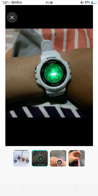 Jam tangan Import Wanita (dilengkpi lampu +alarm) 