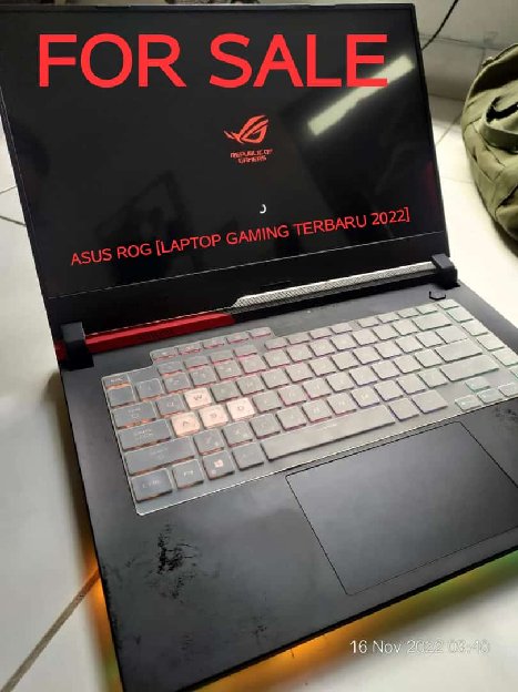 Check out 'Temukan [JUAL] ASUS ROG STRIX MULUS, 16GB RAM, 1TB SSD, 512SSD, 3050 Ti RTX 12GB, BEKASI