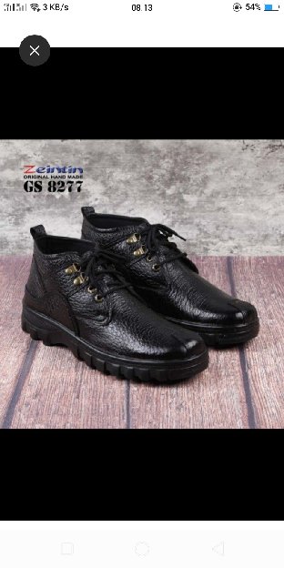 Sale!!!  Pantofel Boots Zeintin Pria