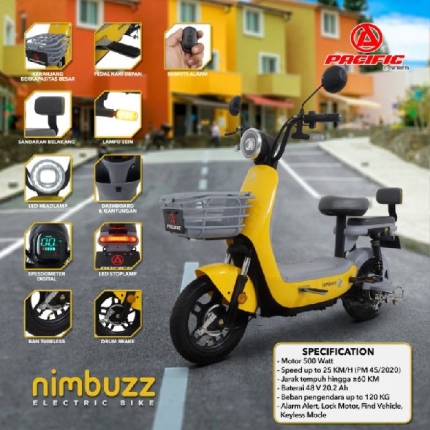 SEPEDA LISTRIK PACIFIC NIMBUZZ 