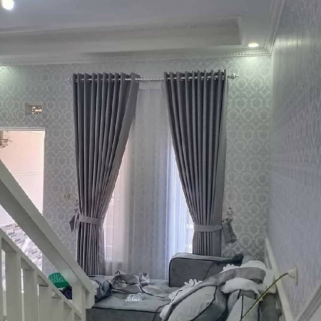 Gorden Minimalis Corak Polos Simple