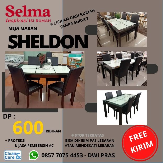 Meja Makan Bisa Cicilan