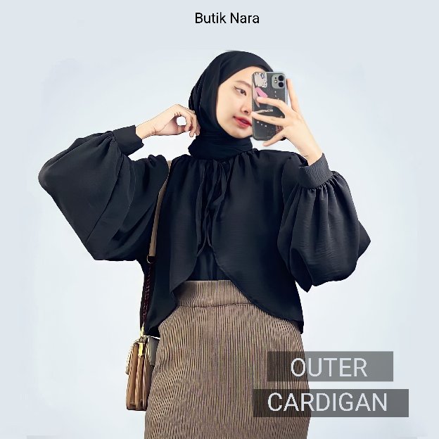 Outer Cardigan Baju Atasan Wanita Lengan Panjang