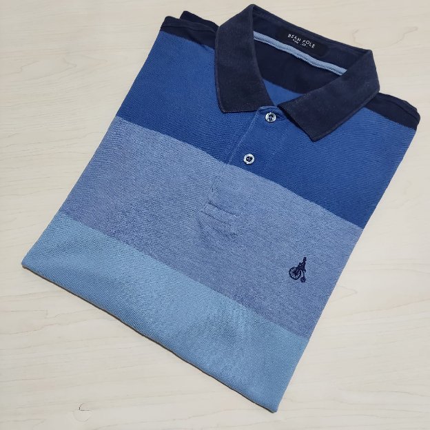 Bean Pole Kaos Polo Shirt Big Stripe Original Second