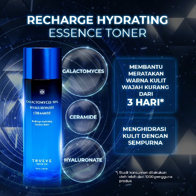 TRUEVE Recharge Hydrating Essence Toner (PRELOVED) 