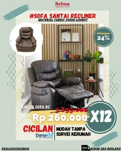 Sofa Recliner Lalita By Selma 