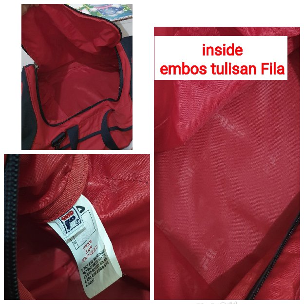 tas travel / tas gym brand Fila, second monza