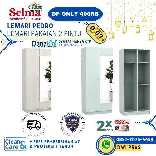 Lemari Pakaian 2 Pintu