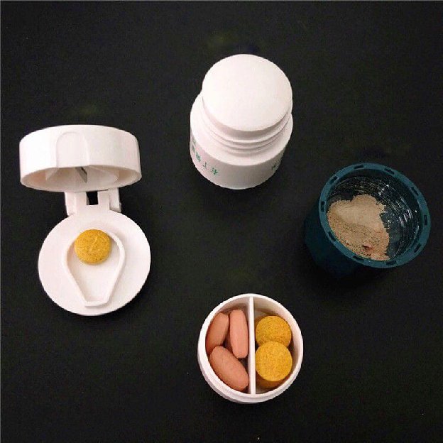 PENUMBUK OBAT Pill Crusher Penghancur Pil Obat Tablet Portable Pill Tempat Obat Harian