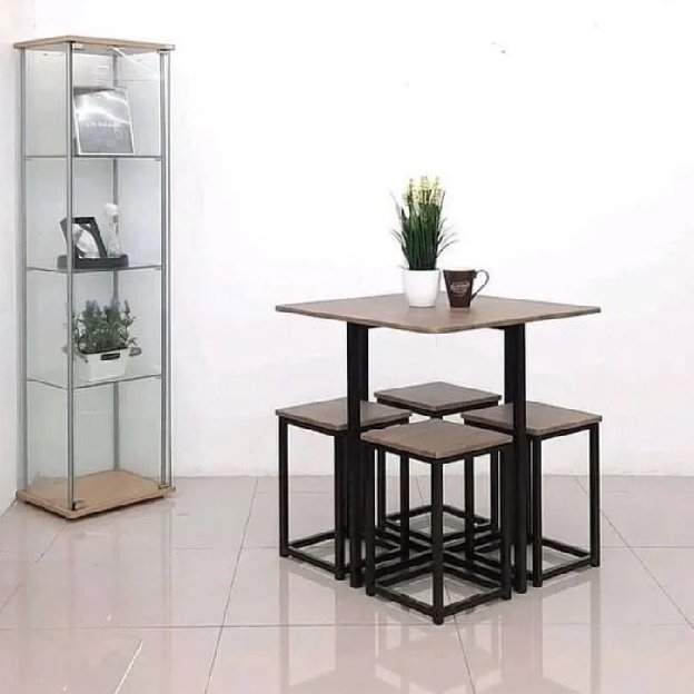 Meja Makan Set Bisa Cicilan 