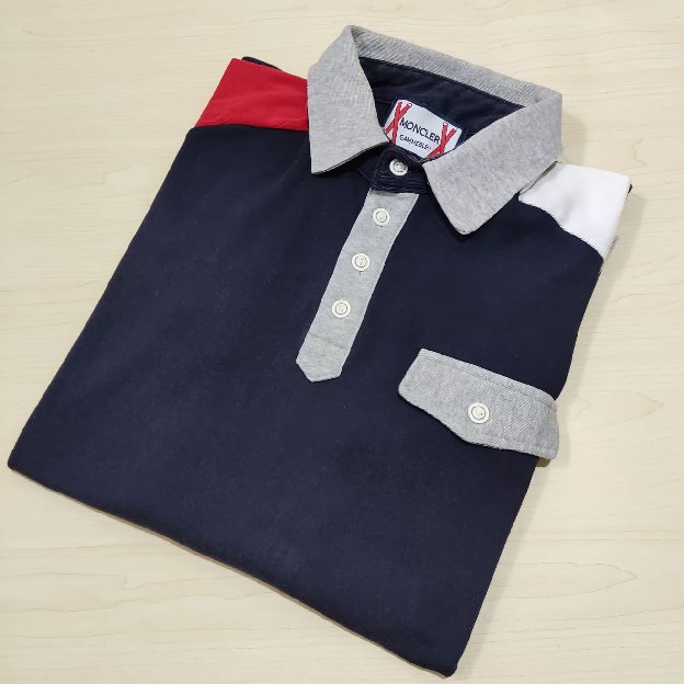Moncler Gammebleu Pilo Shirt Original Second Navy