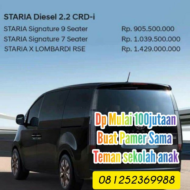 Hyundai Staria 7 SEATER 