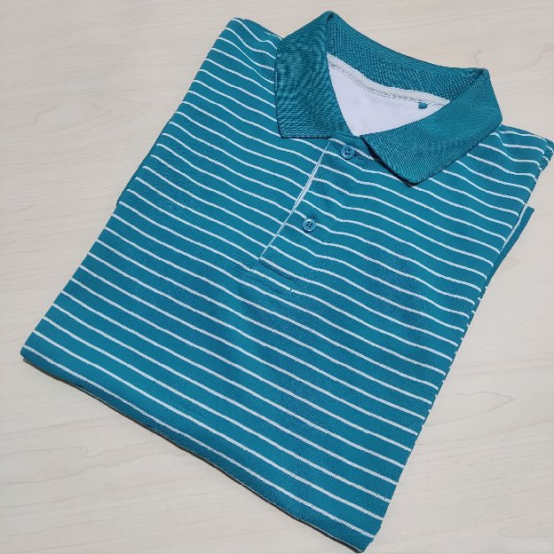 Uniqlo Kaos Polo Shirt Stripe Sallur Coloyr Tosca Original Second