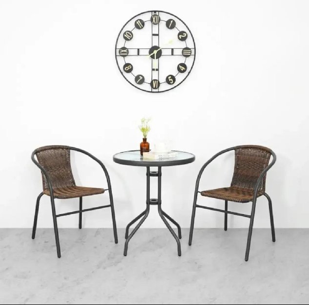 Meja Teras Set Colorado 1 Meja 2 Kursi