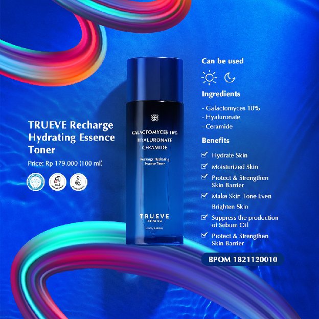 TRUEVE Recharge Hydrating Essence Toner (PRELOVED) 