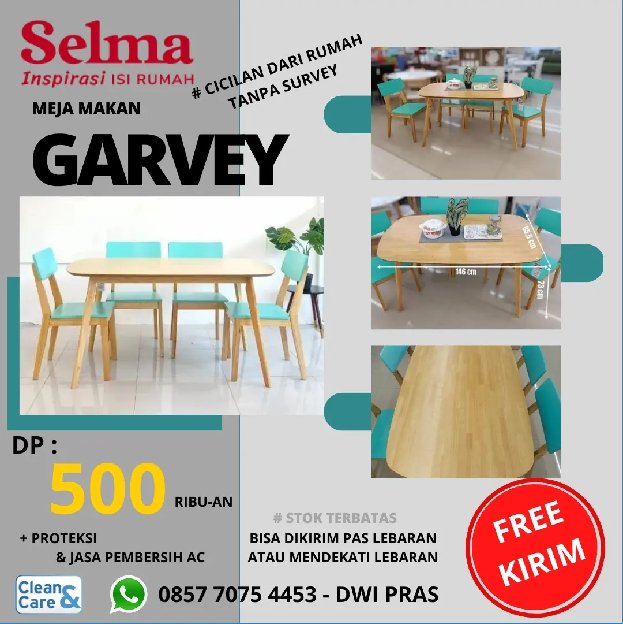 Meja Makan Bisa Cicilan 