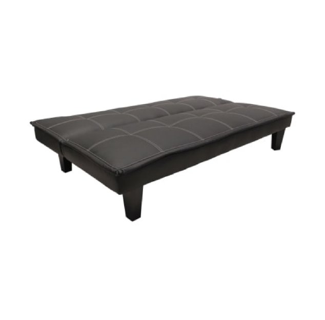 Sofa Tidur Gotham Kulit Hitam 