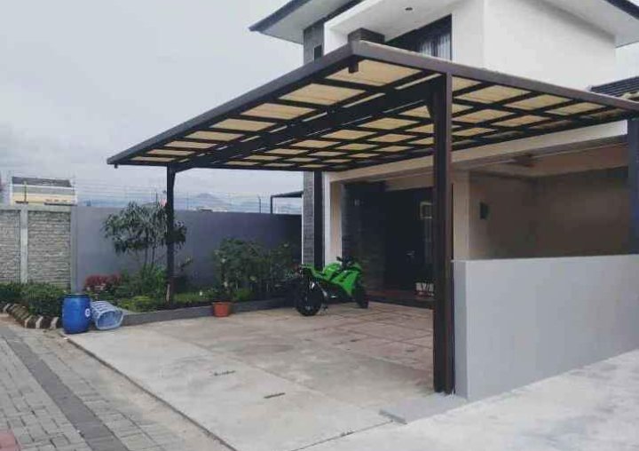 Atap Modular Canopy minimalis atap alderon double layer , Rumah Tangga, Kontruksi ...