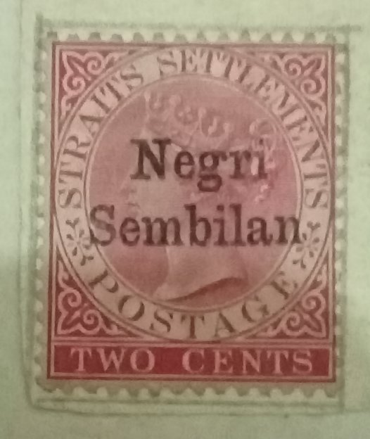 Prangko Negri Sembilan Two Cents
