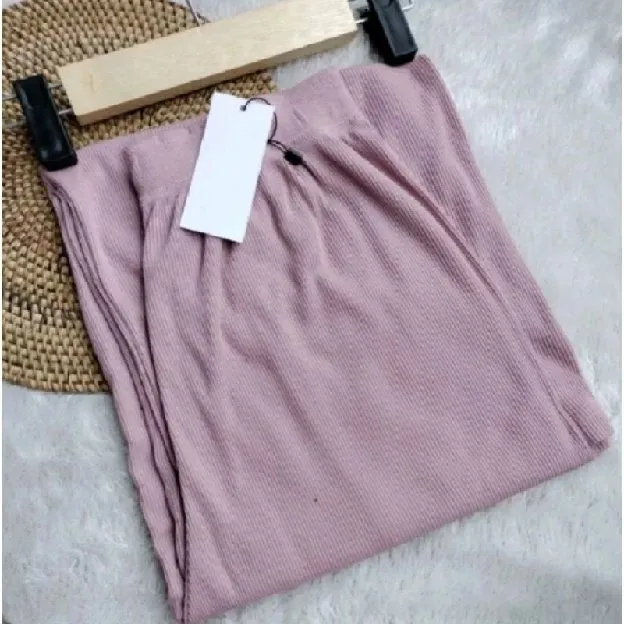 Celana Kulot Knit Wanita / Kulot Kriwil Polos Wanita / Kulot Rib Wanita Premium / Kulot Highwaist wa