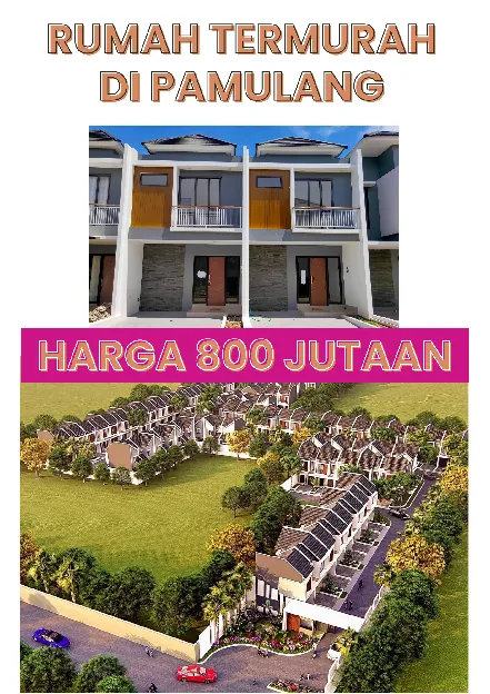 Siap huni dan termurah di Pamulang 