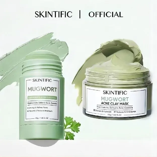SKINTIFIC Acne Byebye Set - Salicylic Acid Anti Acne Serum 20gr 40gr - Salicylic Acid Acne Spot