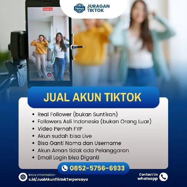 Jual Akun Tiktok Untuk Jualan Online