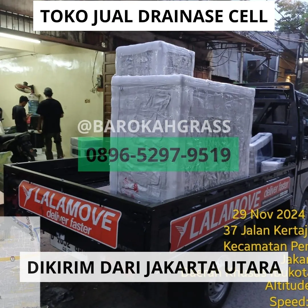 AMANAH Jual Drainase Cell Cirebon Dukupuntang - Barokah Grass