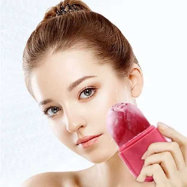 Ice Facial Massager dan Ice Facial Roller Wajah food grade untuk Kulit Lebih Kencang dan Kencang