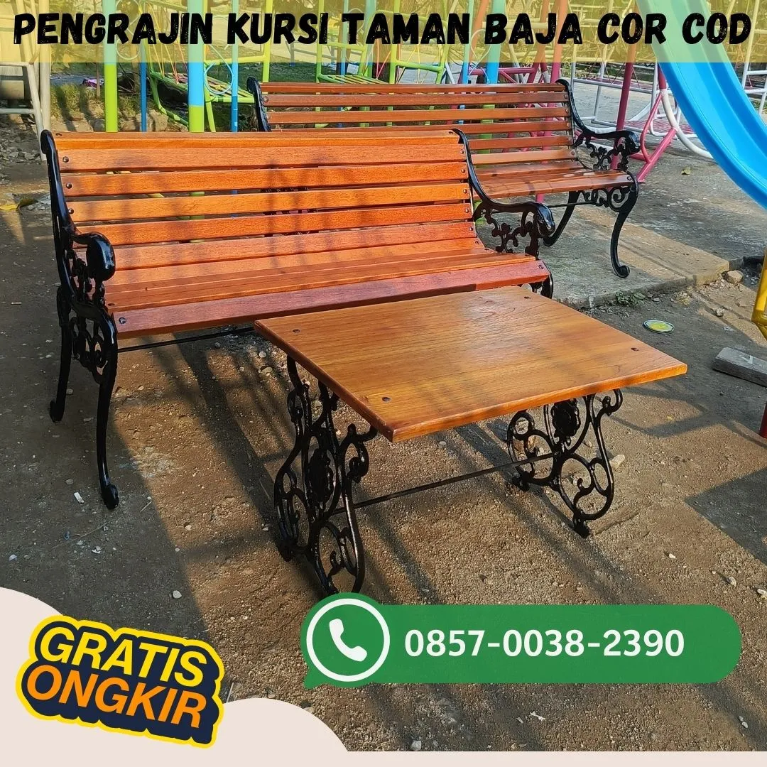 Hub 0857x 0038-2390 Termurah Bangku Taman Minimalis Furniture Besi Custom Kec Semen Kediri