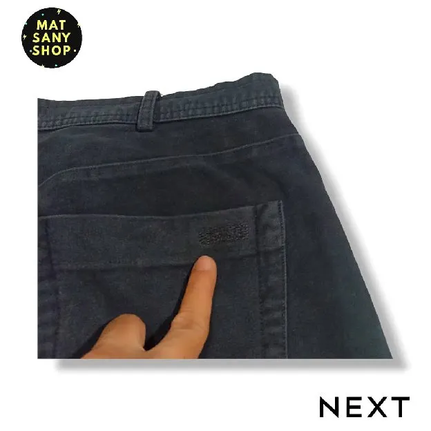 Celana Panjang Formal Kasual Polos Next Hitam Vintage Kerja
