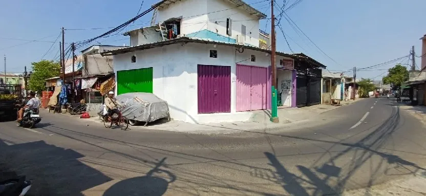 JUAL RUKO 4 toko kios lantai bawah Rumah 2 LANTAI SHM pinggir jalan raya aspal toko 64m HUG