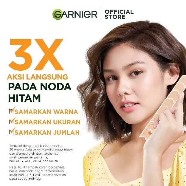 Garnier Bright Complete Vitamin C 30x Booster Serum 30 ml Skin Care 30ml Cepat Cerahkan Noda Hitam