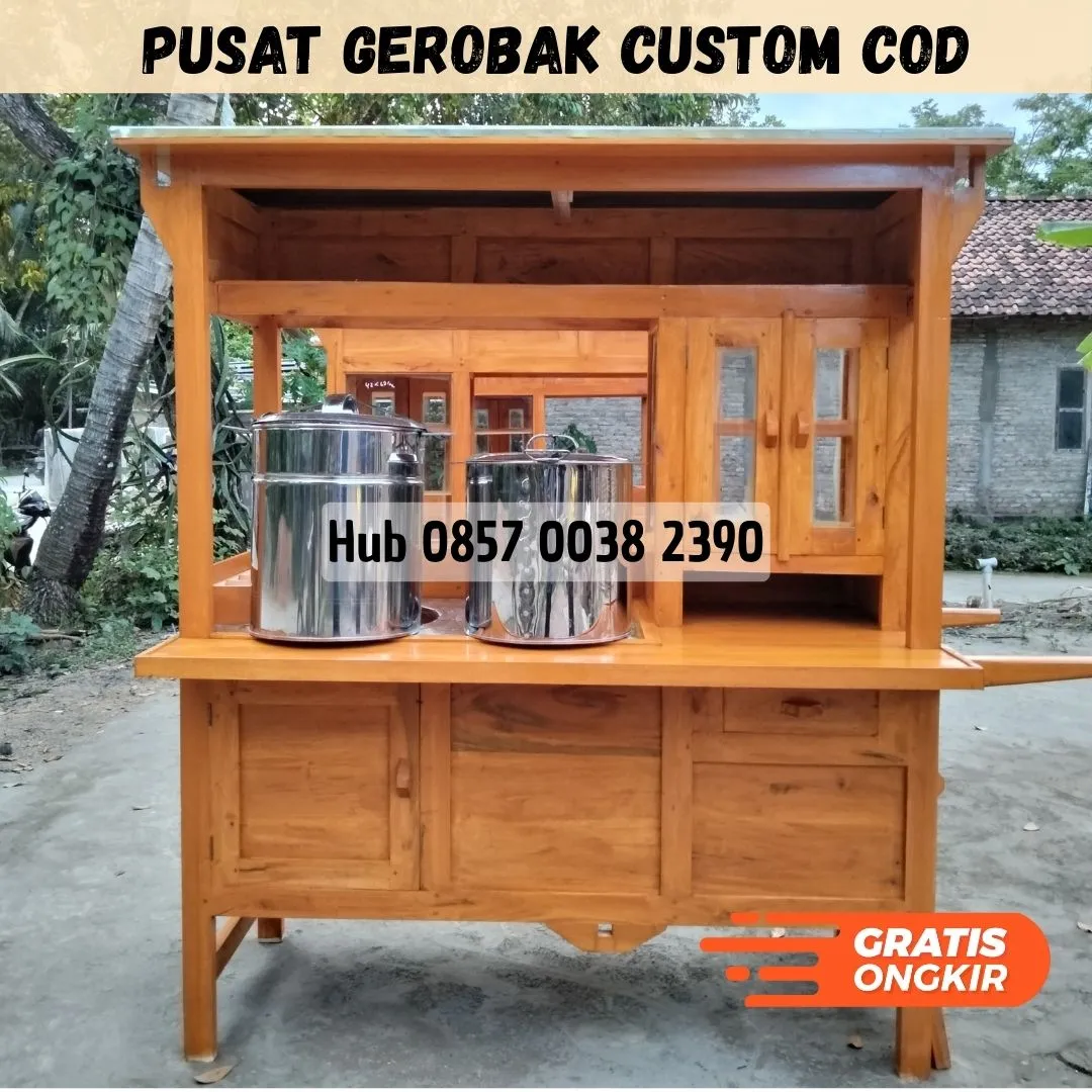 Ahli Gerobak Kayu Lembursitu Kota Sukabumi Free Ongkir COD
