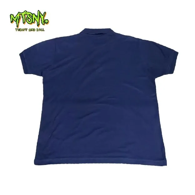Kaos Polo Uniqlo Pria Lengan Pendek Biru Dongker Original