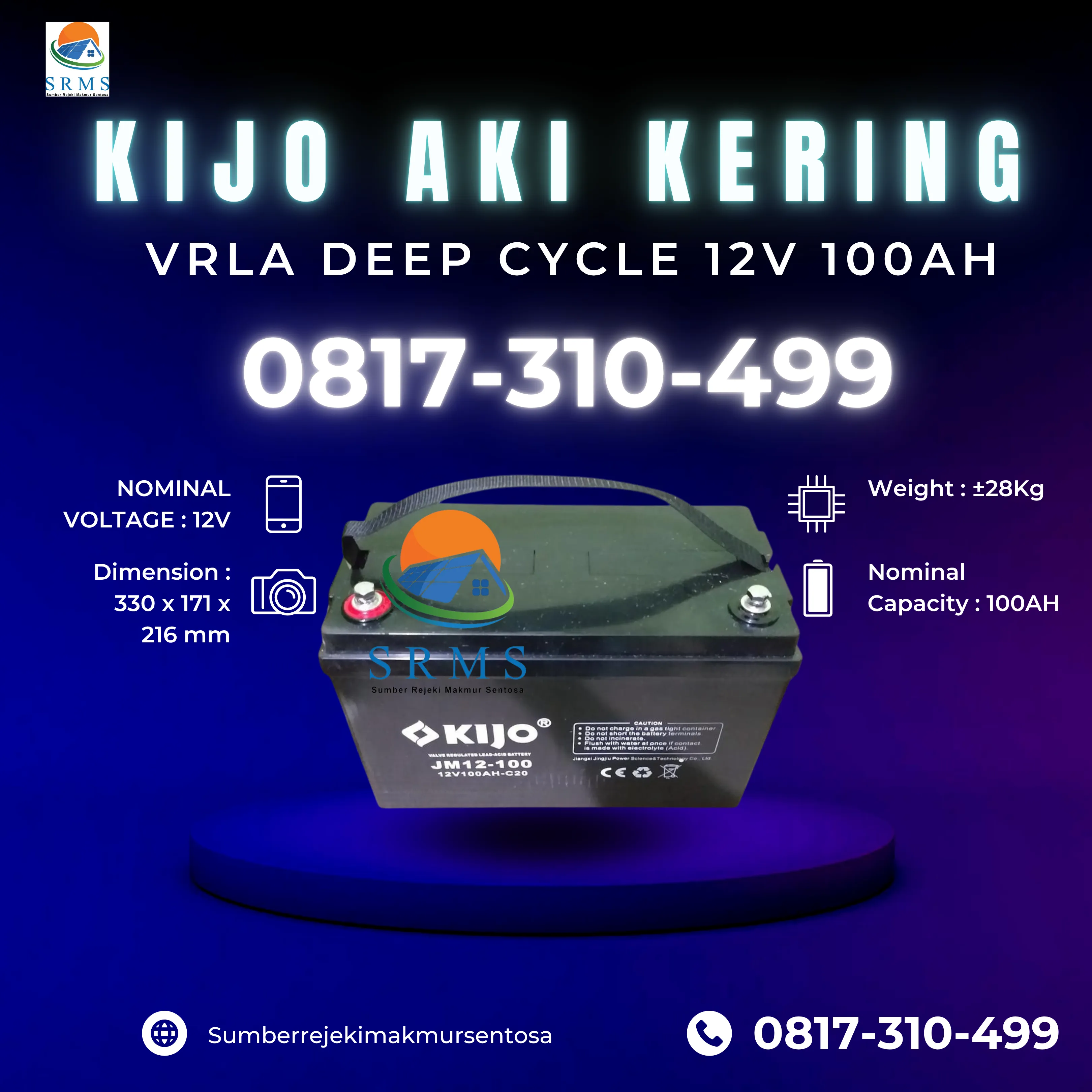 Jual Aki Kering Untuk Panel Surya Sidoarjo