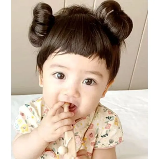 bandana poni Cepol,bando wig poni bayi anak rambut sintetis HD PREMIUM untuk anak anak