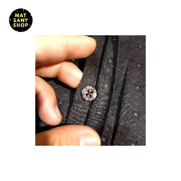 Kemeja Formal Kasual Harry Martin Slim Fit Short Sleeve Merah Marun Lengan Pendek