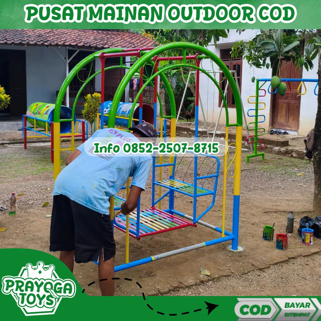 Contoh Ayunan Besi Holo Dan jungkat jungkit Kec Pesantren Kota Kediri