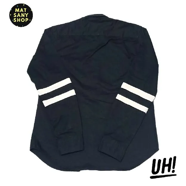 Kemeja Lengan Panjang Kasual Streetwear UH United Hart