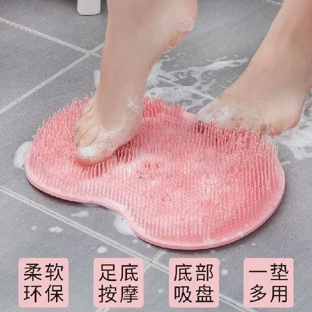 Sikat Pembersih Kaki Punggung Tangan Anti Slip Bahan Silikon Sikat Mandi Sikat Pijit Kulit Mati