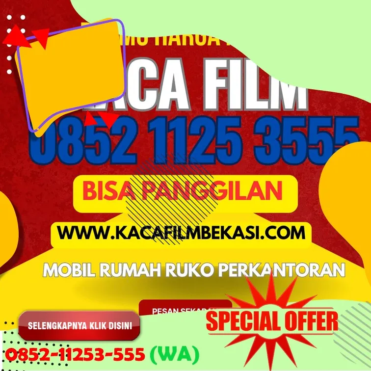 kaca film mobil summarecon bekasi Hitam Riben Termurah