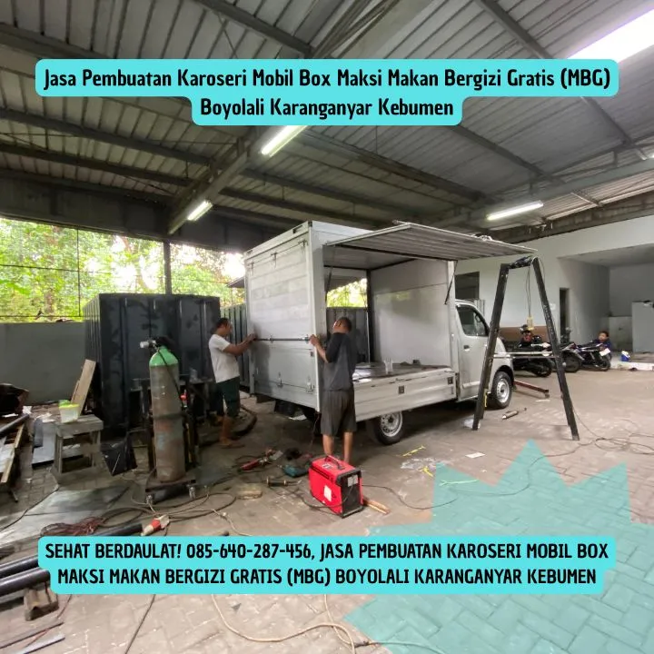 Sehat Berdaulat, Jasa Pembuatan Karoseri Mobil Box Maksi Makan Bergizi Gratis (MBG) Boyolali Karanganyar Kebumen