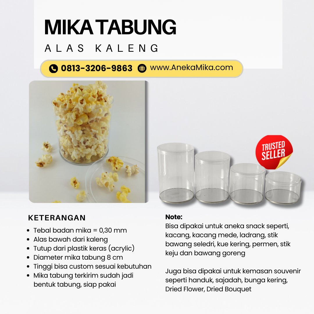 Grosir Mika Berbentuk Tabung Surabaya
